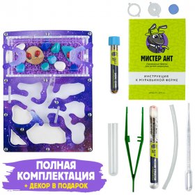 Муравьиная ферма Мини ПРО "Космос" (ПОЛНЫЙ КОМПЛЕКТ)